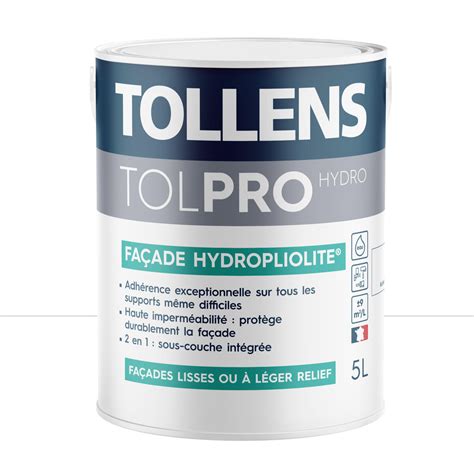 Peinture Ext Rieure Fa Ade Hydropliolite Tollens Pro Blanc Mat L