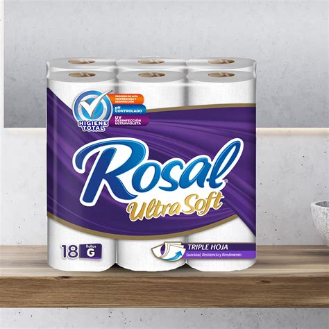 Comprar Papel Higiénico Rosal Morado Triple Hoja 18 Rollos Walmart