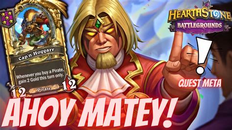 Lord Barov EARLY APM PIRATES Hearthstone Battlegrounds PATCH 24 2