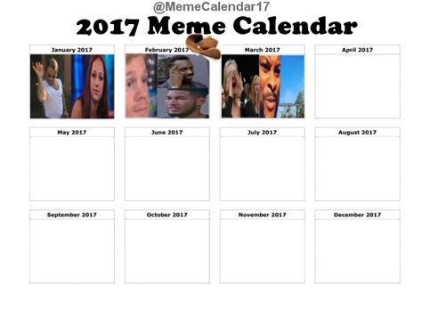 Meme Calendar (@MemeCalendar17) | Twitter