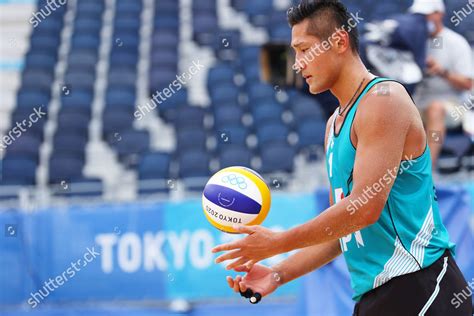 Yusuke Ishijima Jpn Beach Volleyball Mens Editorial Stock Photo Stock