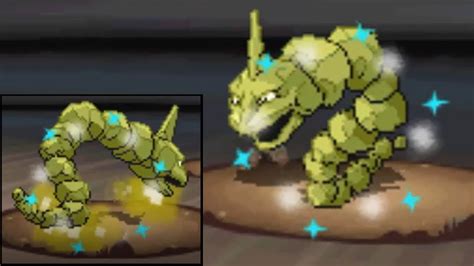 Live Shiny Onix After Only Res Pokemon White Youtube