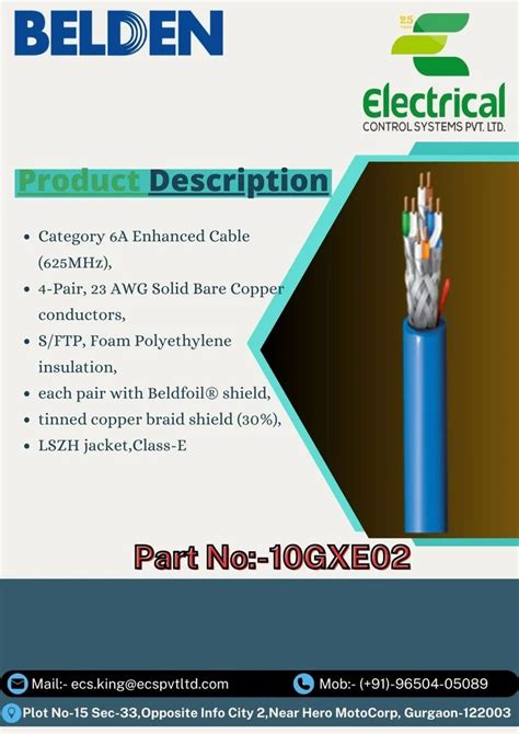 Belden Cat 6 Cable Latest Price Dealers Retailers In India