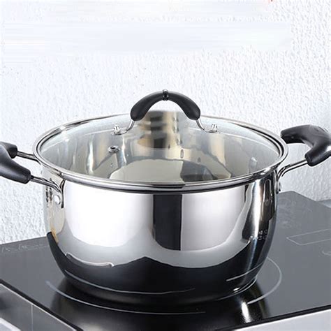 Tongina Stainless Steel Soup Pot Stockpot With Covers Cooking Pot