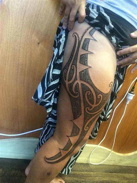 Pin On Wahine Ta Moko Polynesian Tattoos Women Tongan Tattoo Maori