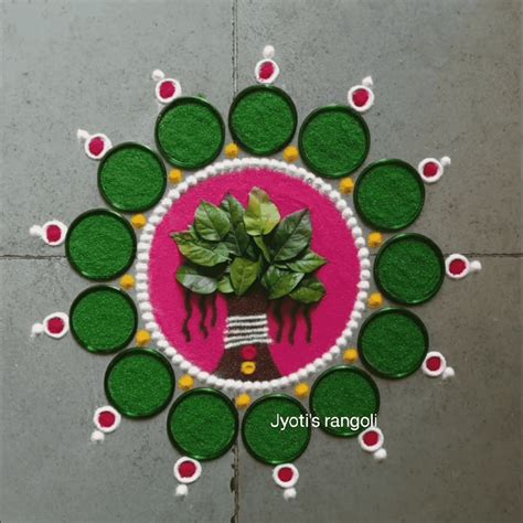 Vat Savitri Purnima Rangoli Design Images Kolam Ideas