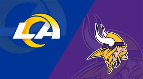 Los Angeles Rams Vs Minnesota Vikings Matchup Preview