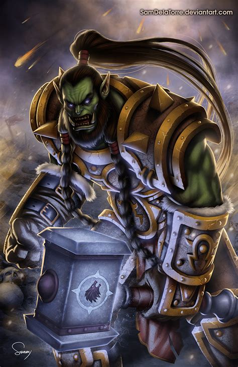 Thrall World Of Warcraft By Samdelatorre On Deviantart