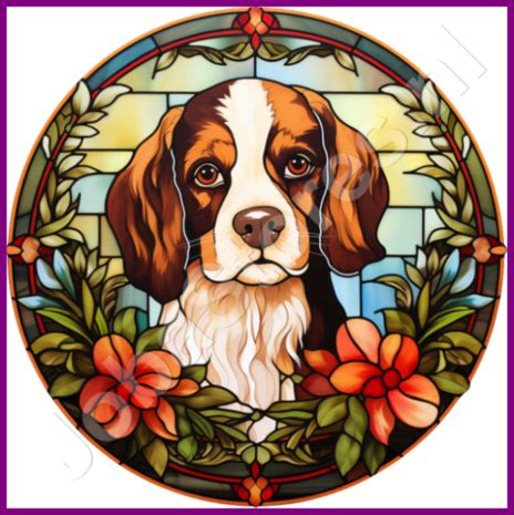 Diamond Painting Glas In Lood Kerst Hond Shop Nu Jobastores