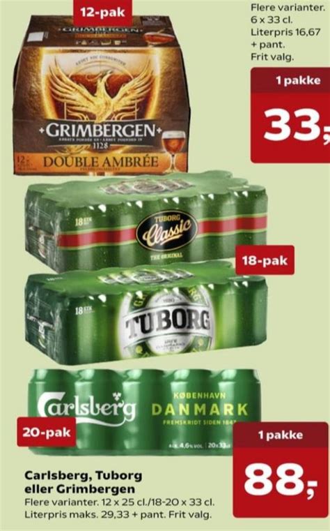 Carlsberg Pilsner Øl Kvickly 2021 Alle Tilbudsavis