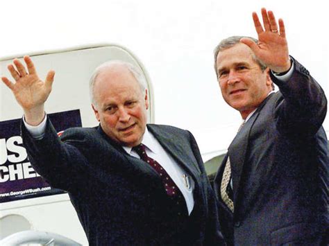 George W Bush And Dick Cheney V P In Us Election Heres A Look At Some