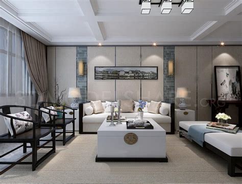 90. Chinese-style Apartment Interior 3D Model