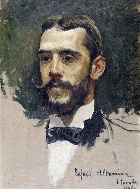 Retrato De Rafael Altamira Por Joaqu N Sorolla En El Museo Del