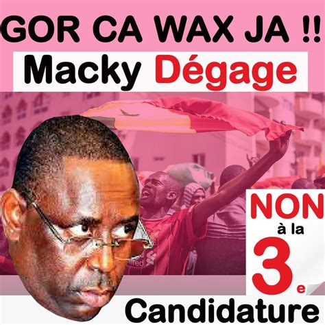 Le Frapp Lance Une Campagne Contre La Troisième Candidature De Macky