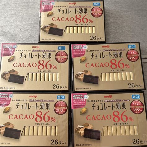 明治 チョコレート効果 86 26枚 ハイカカオチョコレート メルカリ