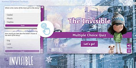 Free The Invisible Interactive Multiple Choice Quiz