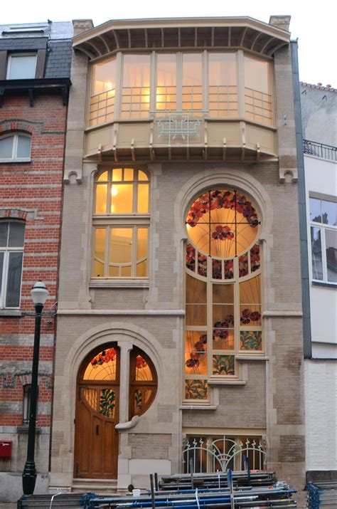House in art nouveau style, Brussels, Belgium : ArchitecturePorn