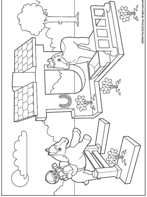 Lego Back To The Future Coloring Pages