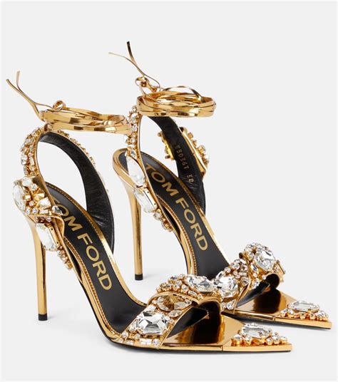 Descubrir 77 Imagen Tom Ford Crystal Embellished Sandals Abzlocal Mx