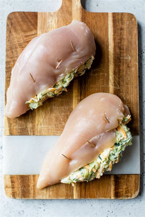 Cheesy Stuffed Chicken Breast With Zucchini Skinnytaste