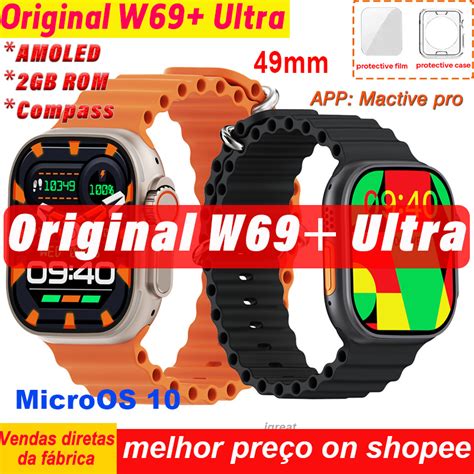 Microwear W Ultra Amoled Rel Gio Inteligente Gb Rom Mm S Rie