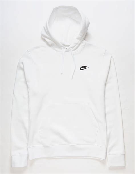 Nike Sportswear Club Fleece Mens Pullover Hoodie White Tillys