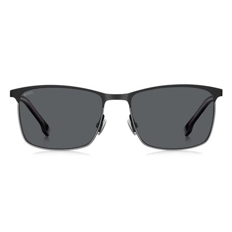 Hugo Boss S Ti Ir Matte Black Ruthenium Sunglasses Man