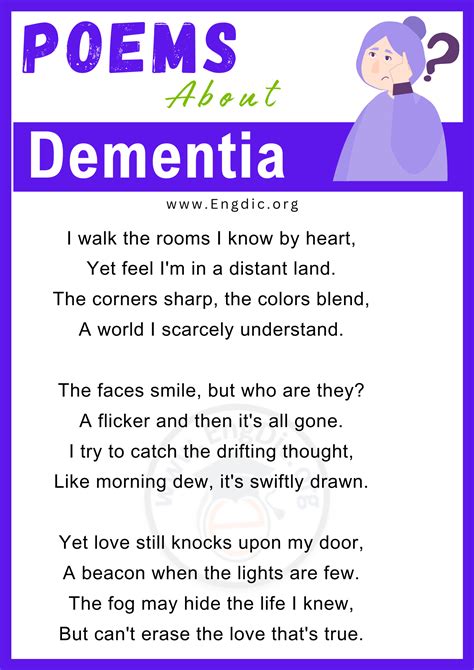 20 Short Poems About Dementia Engdic