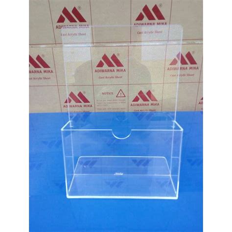 Jual Tempat Brosur Akrilik Acrylic Brosur Holder A5 Shopee Indonesia