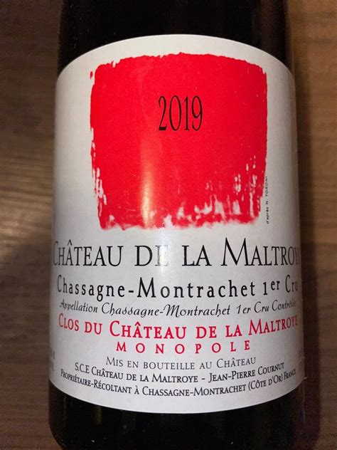 Ch Teau De La Maltroye Chassagne Montrachet Er Cru Clos Du