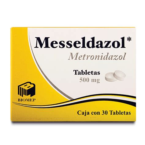 METRONIDAZOL 500 MG CAJA CON 30 TAB Misitio