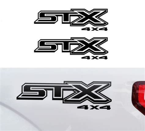 Stx 4x4 Decals Ford F150 F250 Super Duty Bedside Truck Decal Stickers Vinyl Cut