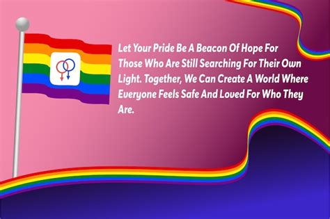 Citazioni Gay Pride Flags LGBT Logo Arcobaleno Vettore Adatto Pride Day E Month Simbolismo