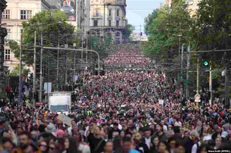 Tre I Protest Protiv Nasilja U Beogradu