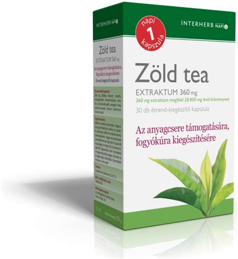 Napi1 Zöld Tea Extraktum kapszula 30x StatimPatika Online Patika