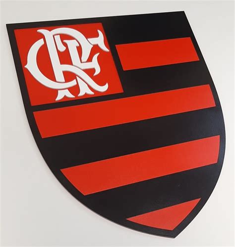 Escudo Flamengo Decorativo Mdf Elo Produtos Especiais