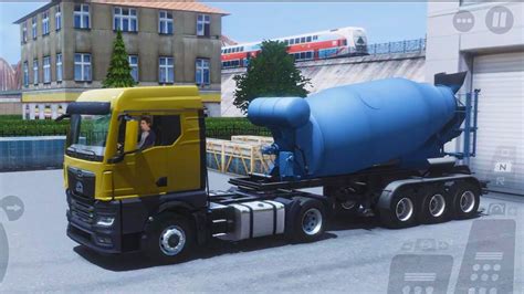 Bought Man TGX Prague To Nuremberg Transporting Cement Truckers Of