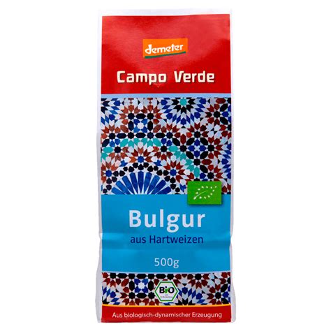 Campo Verde Bio Demeter Bulgur Aus Hartweizen G Bei Rewe Online