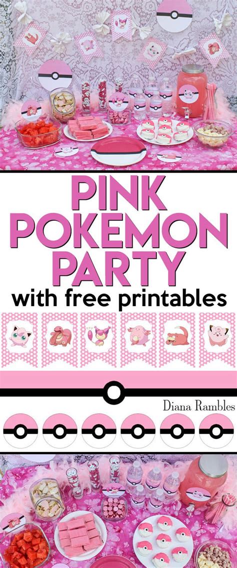 How To Throw A Pink Pokemon Party Does Your Daughter Love Pokémon