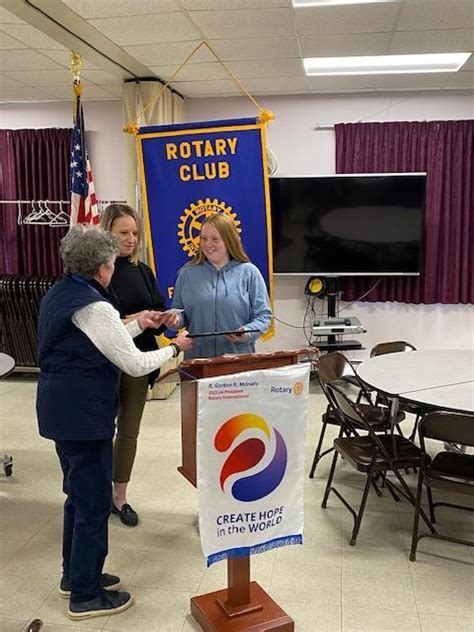 May Citizen Of The Month Is Honored Rotary Club Of Fryeburg Area