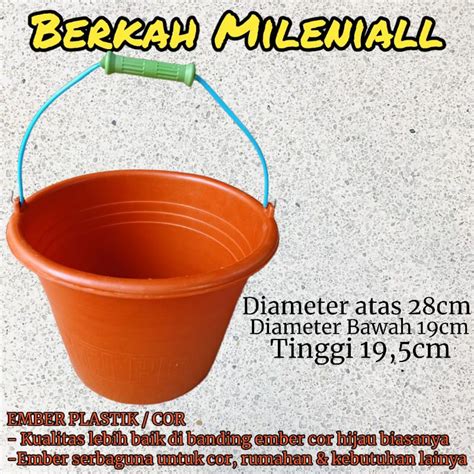 Jual Ember Plastik Merah Ember Anti Pecah Ember Cor Ember Bangunan