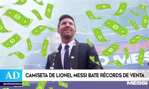 Lionel Messi Camiseta del argentino rompe récords de ventas en el PSG