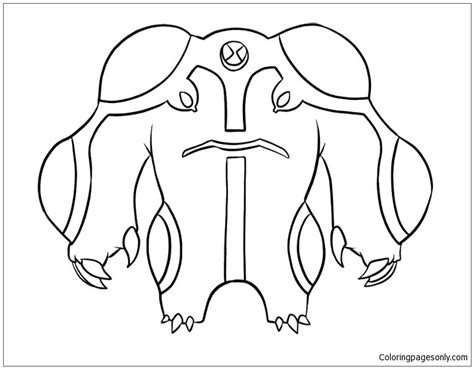 Cannonbolt Ben Tennyson Coloring Page Free Printable Coloring Pages