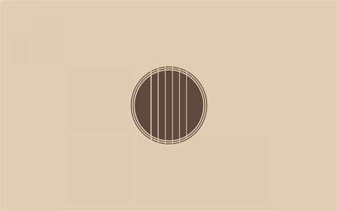 Wallpaper Illustration Simple Background Minimalism Guitar