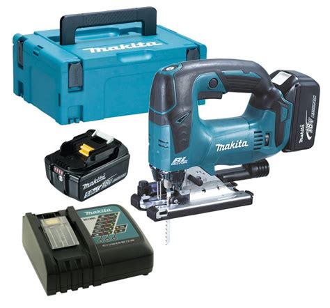 Makita Djv Rtj V Lxt Brushless Jigsaw X Ah Batteries Charger