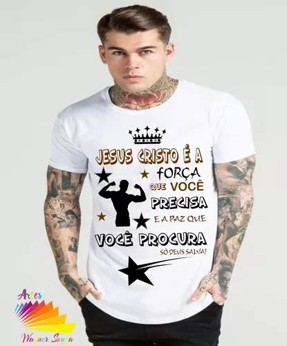 Camiseta Camisa Evangélica Crista Religiosa Biblia Frase 25 MercadoLivre