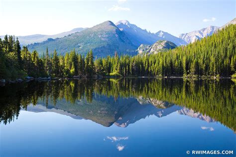 Framed Photo Print Of Bear Lake In Summer Rocky Mountain National Park