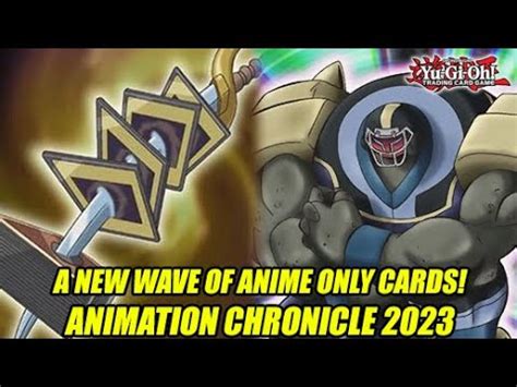 New Anime Only Cards Coming Yu Gi Oh Animation Chronicle 2023 YouTube