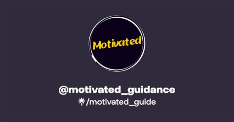 Motivatedguidance Instagram Tiktok Linktree