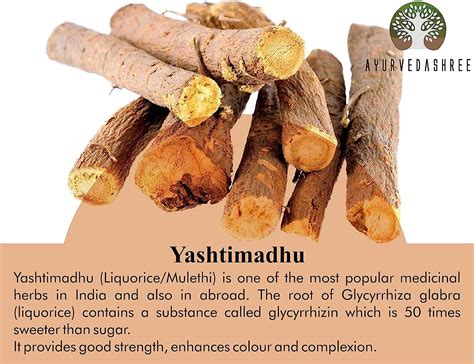 AYURVEDASHREE Yashtimadhu Powder 100 Gm Natural Mulethi Licorice